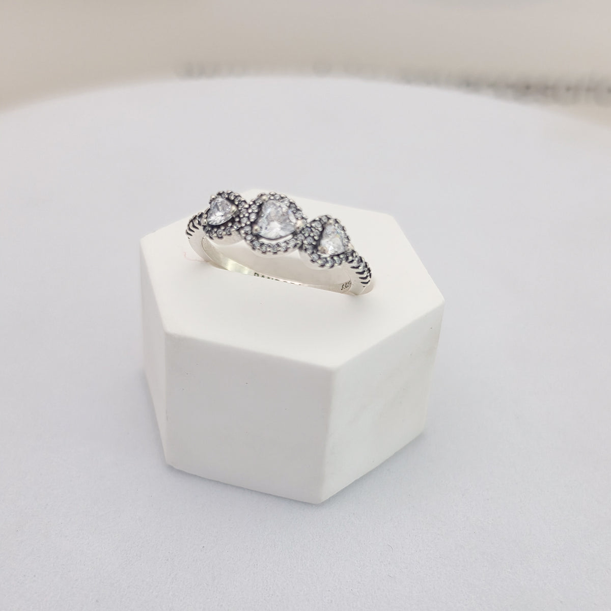 Anillo triple corazon