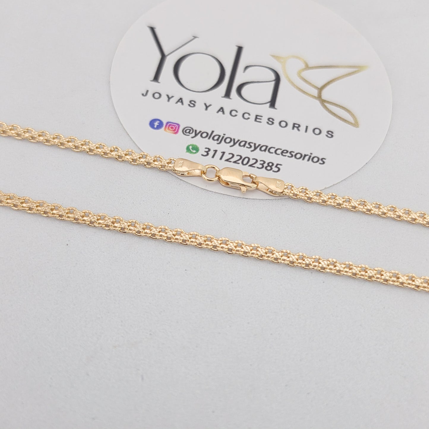 Cadena Oro Laminado china 45cm