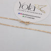 Cadena Oro Laminado escalera 40cm