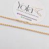 Cadena Oro Laminado cordon 45cm