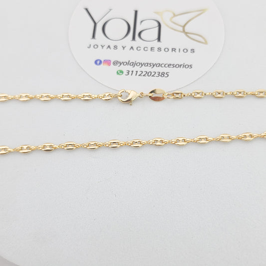 Cadena Oro Laminado fgranito 45cm