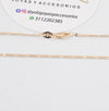 Cadena Oro Laminado 3x1 50cm