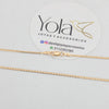 Cadena Oro Laminado Escalera 45cm