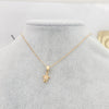 collar tortuga gracias oro laminado