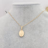 collar milagrosa gracias oro laminado