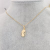 collar virgen gracias oro laminado