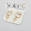 Candongas oro laminado
