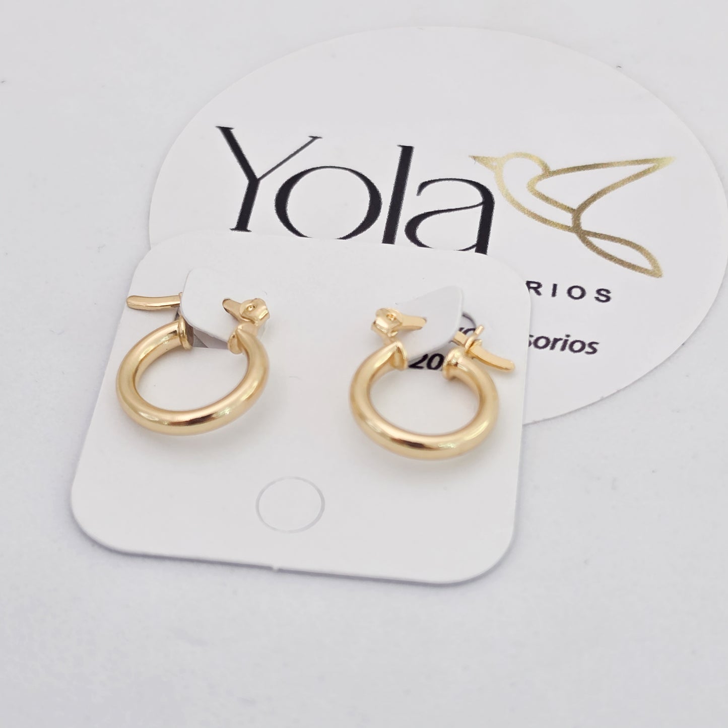 Candongas oro laminado 1.5cm