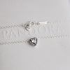 Collar Corazón Cristal Blanco