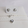 Juego Corazón Cristal Blanco