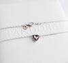 Collar Corazón Cristal rosa
