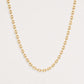 Collar oro laminado granito gucc