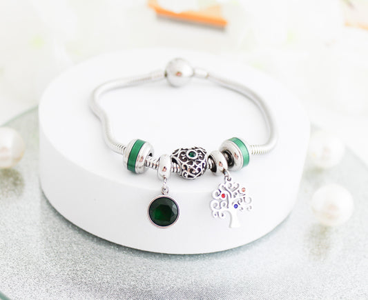 Pulsera Árbol Verde