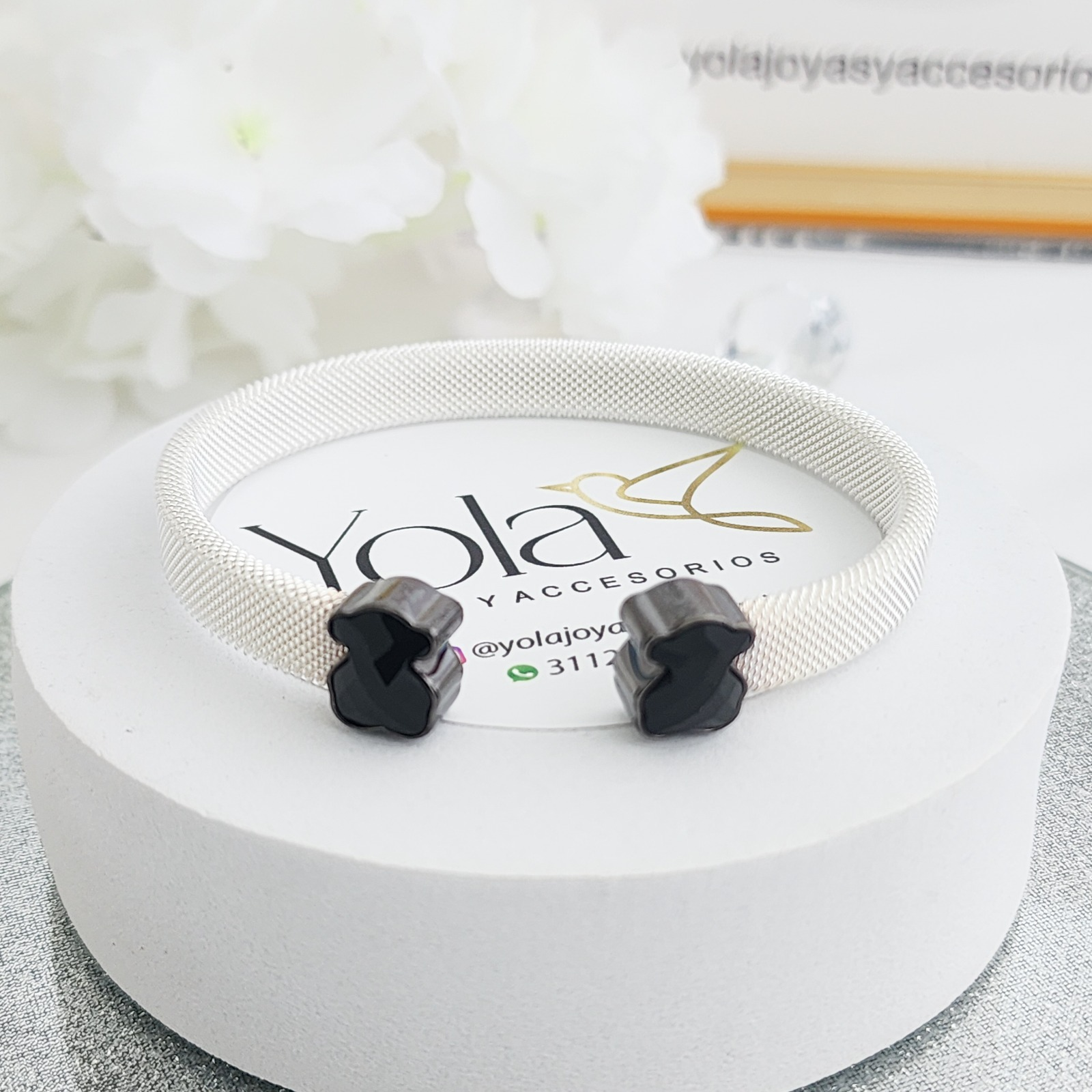 Brazalete Aro Oso Negro