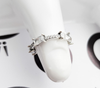 Anillo Halo Rectangular