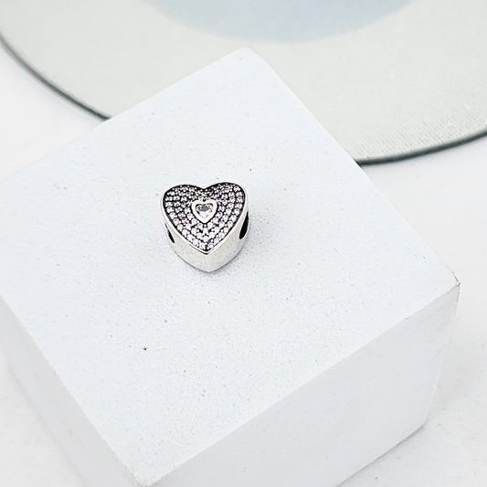 Charm Corazón Rosa