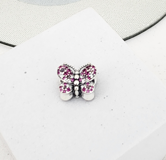 Charm Mariposa Rosa
