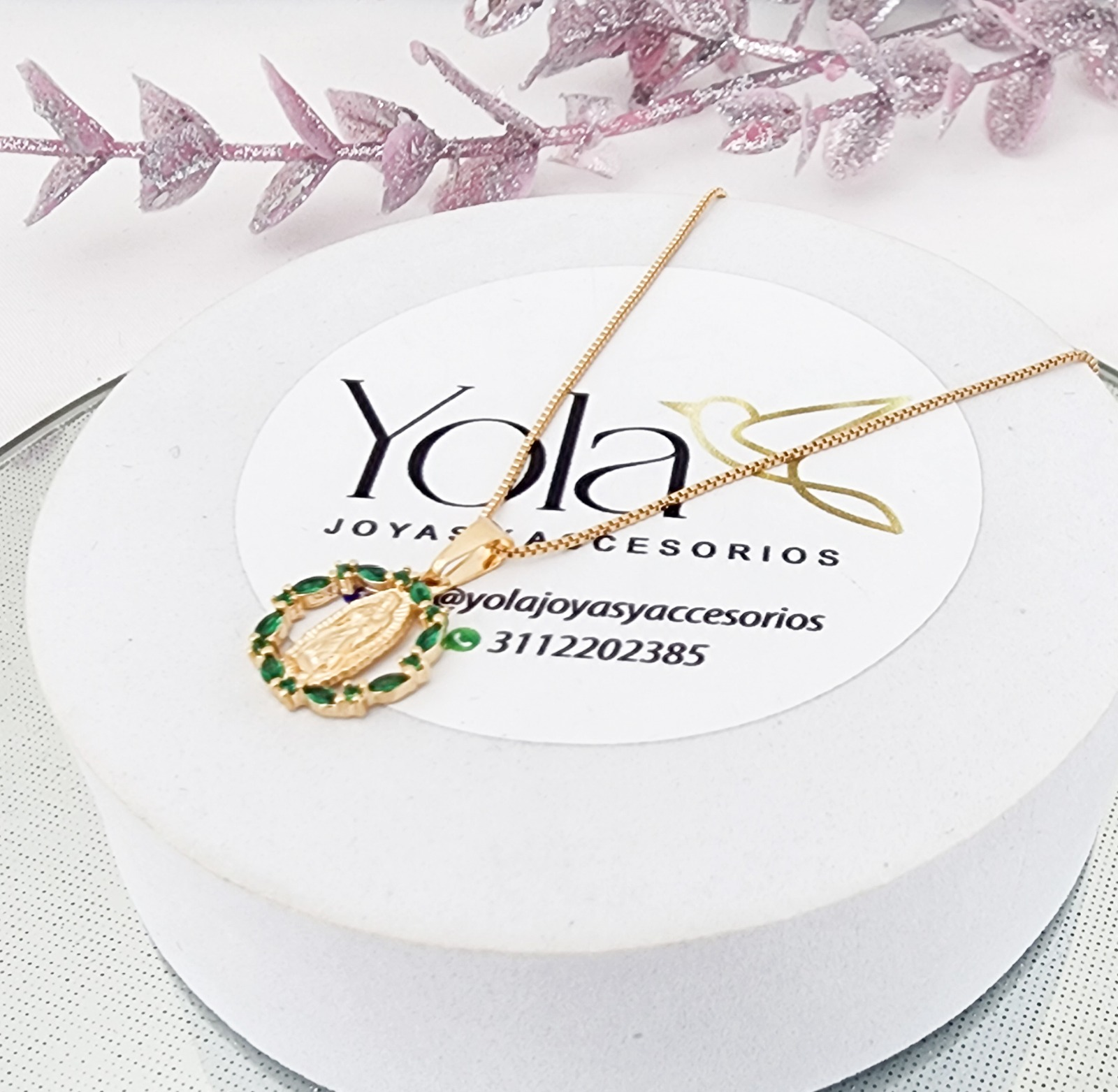 Collar Oro Virgen María