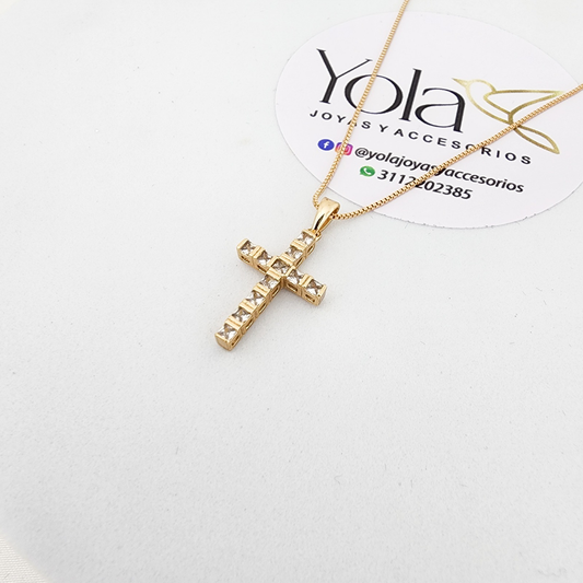 Collar Oro Cruz