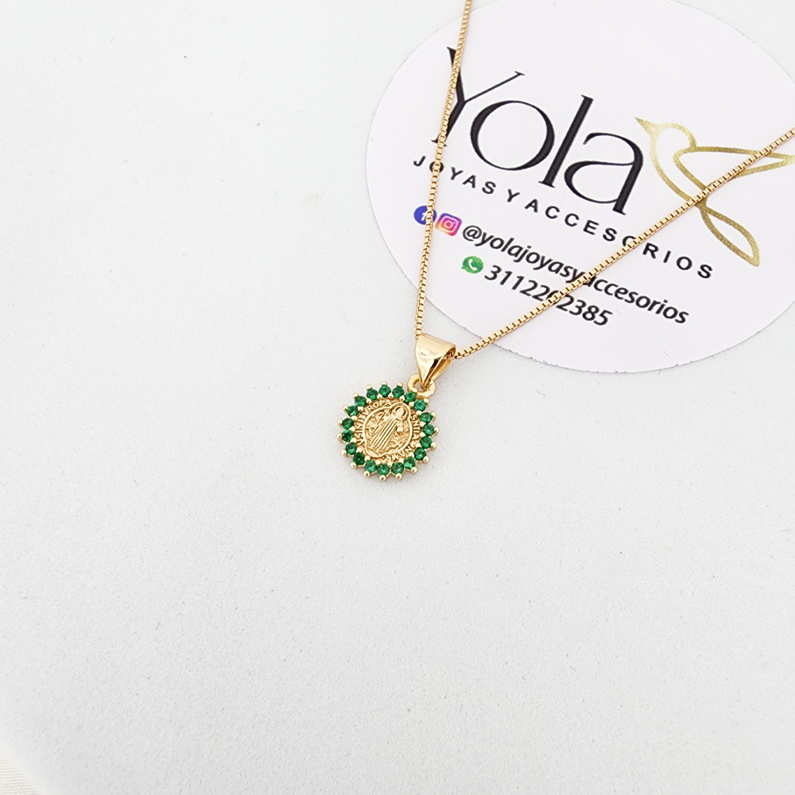 Collar Oro Virgen María