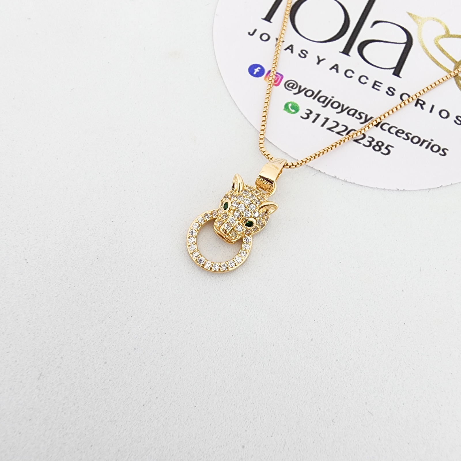 Collar Oro Pantera
