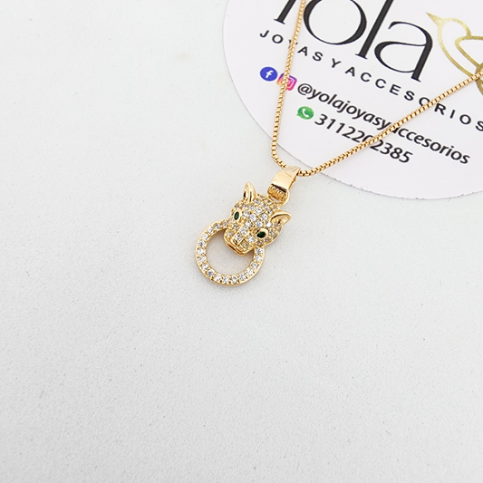 Collar Oro Pantera