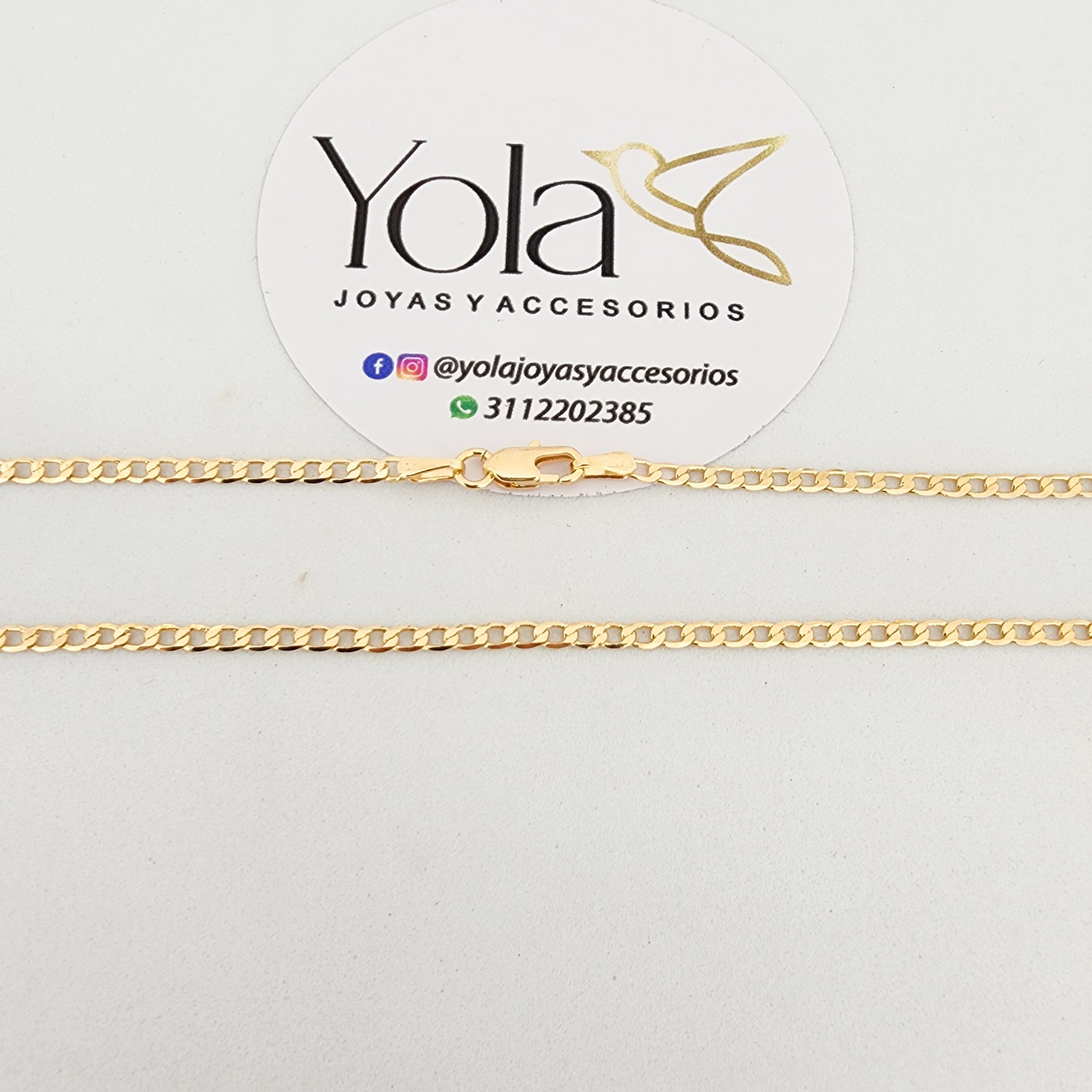 Cadena Oro Laminado Cubano