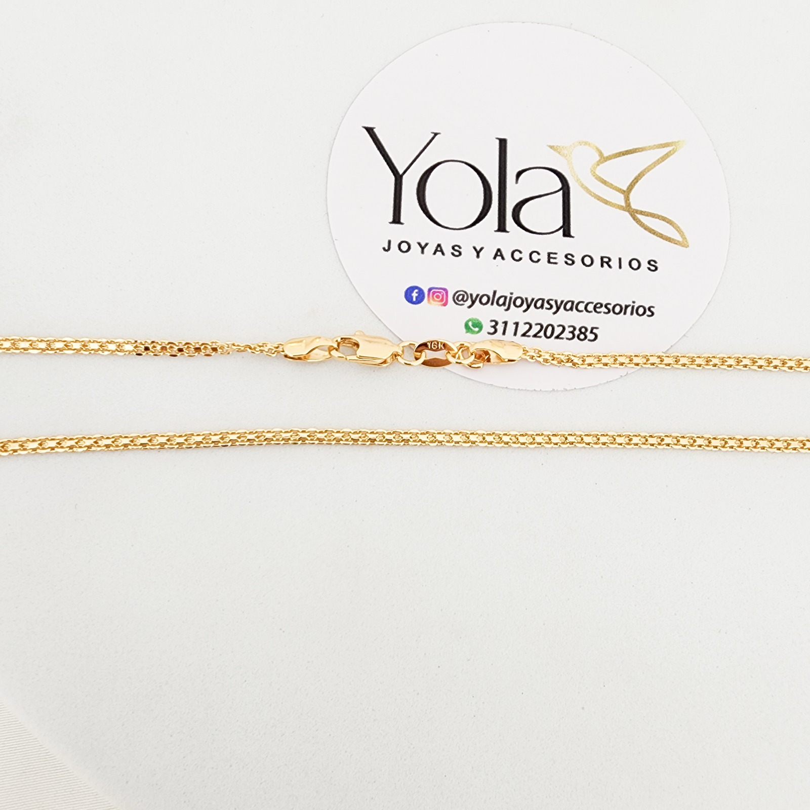 Cadena Oro Laminado Chino