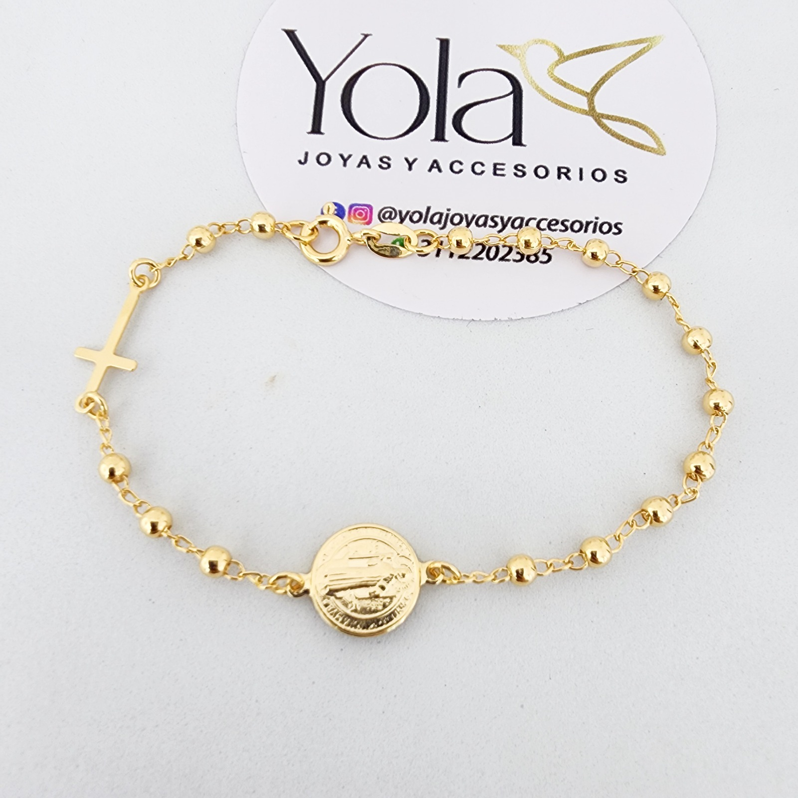 Collar Oro Laminado San Benito