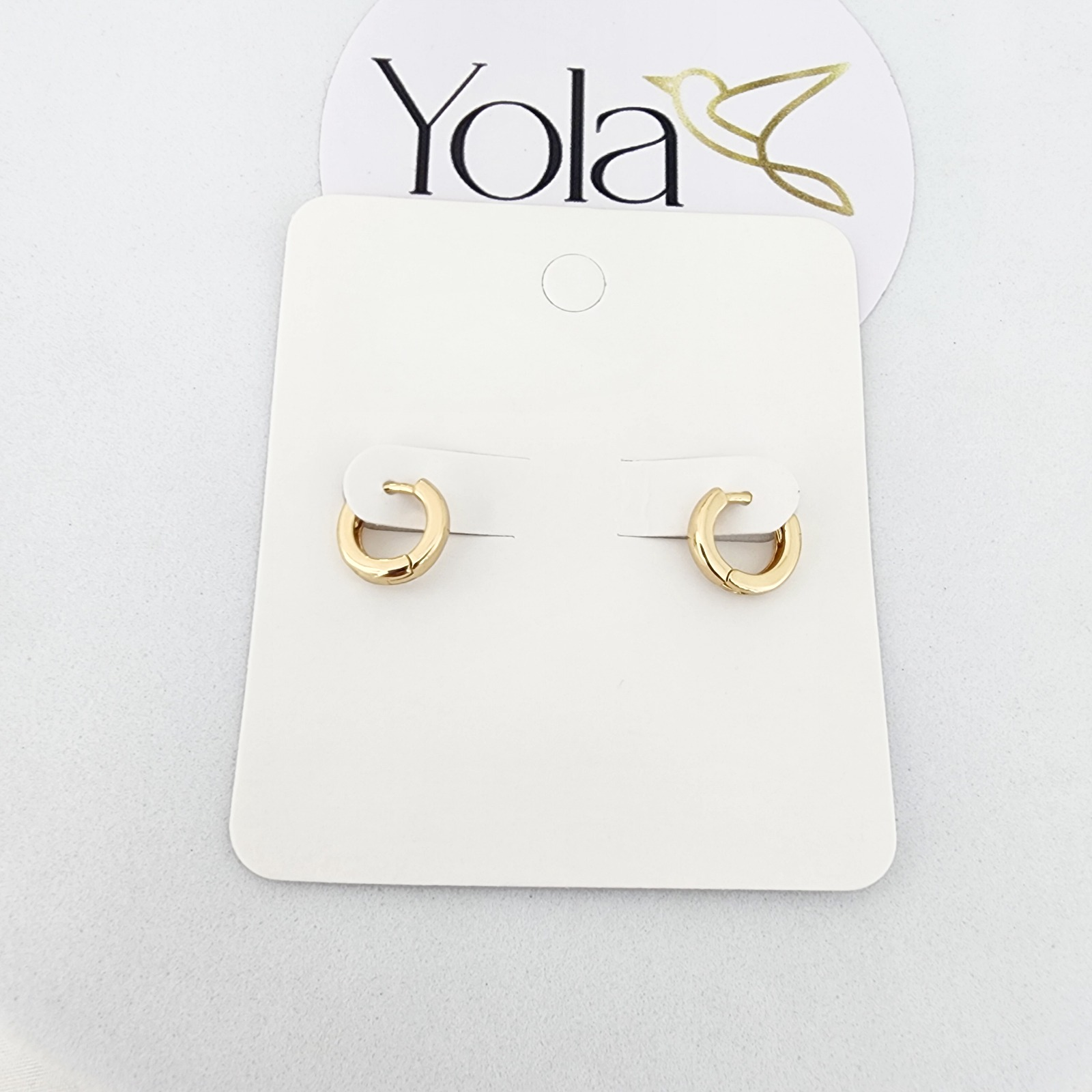 Candonga Oro Laminado Aros Pequeña