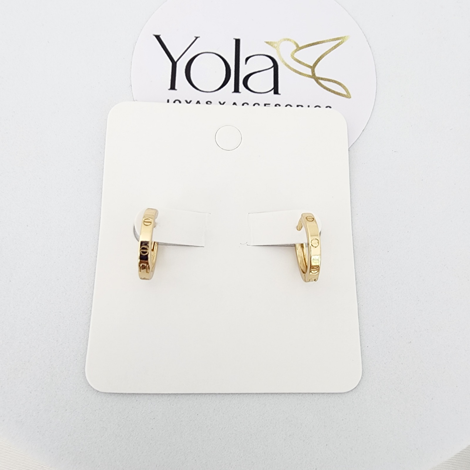 Candonga Oro Laminado Cartier Pequeña