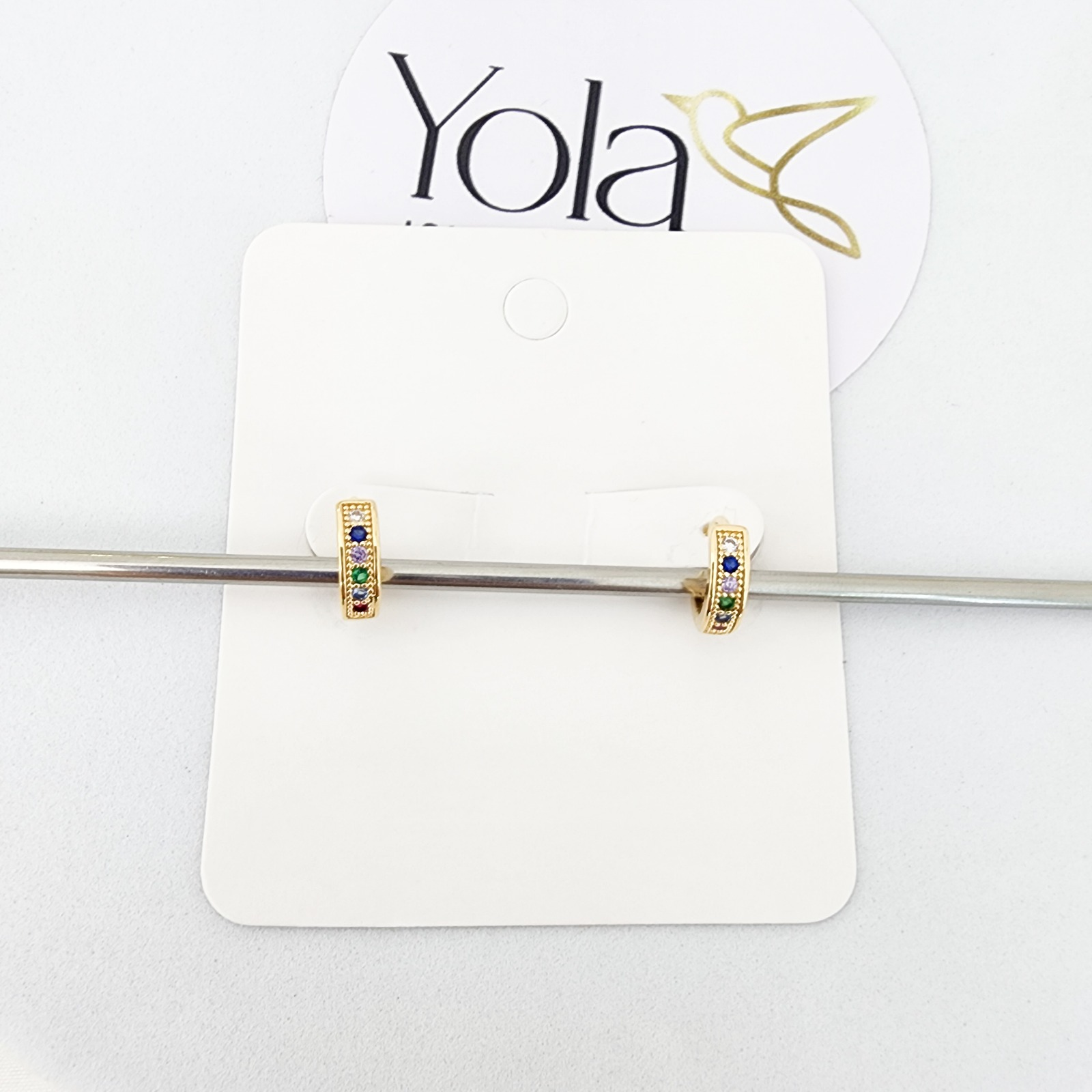 Candonga Oro Laminado Cristal Multicolor