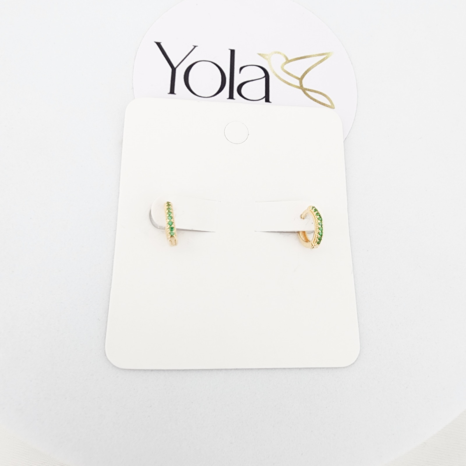 Candonga Oro Laminado Cristal Verde