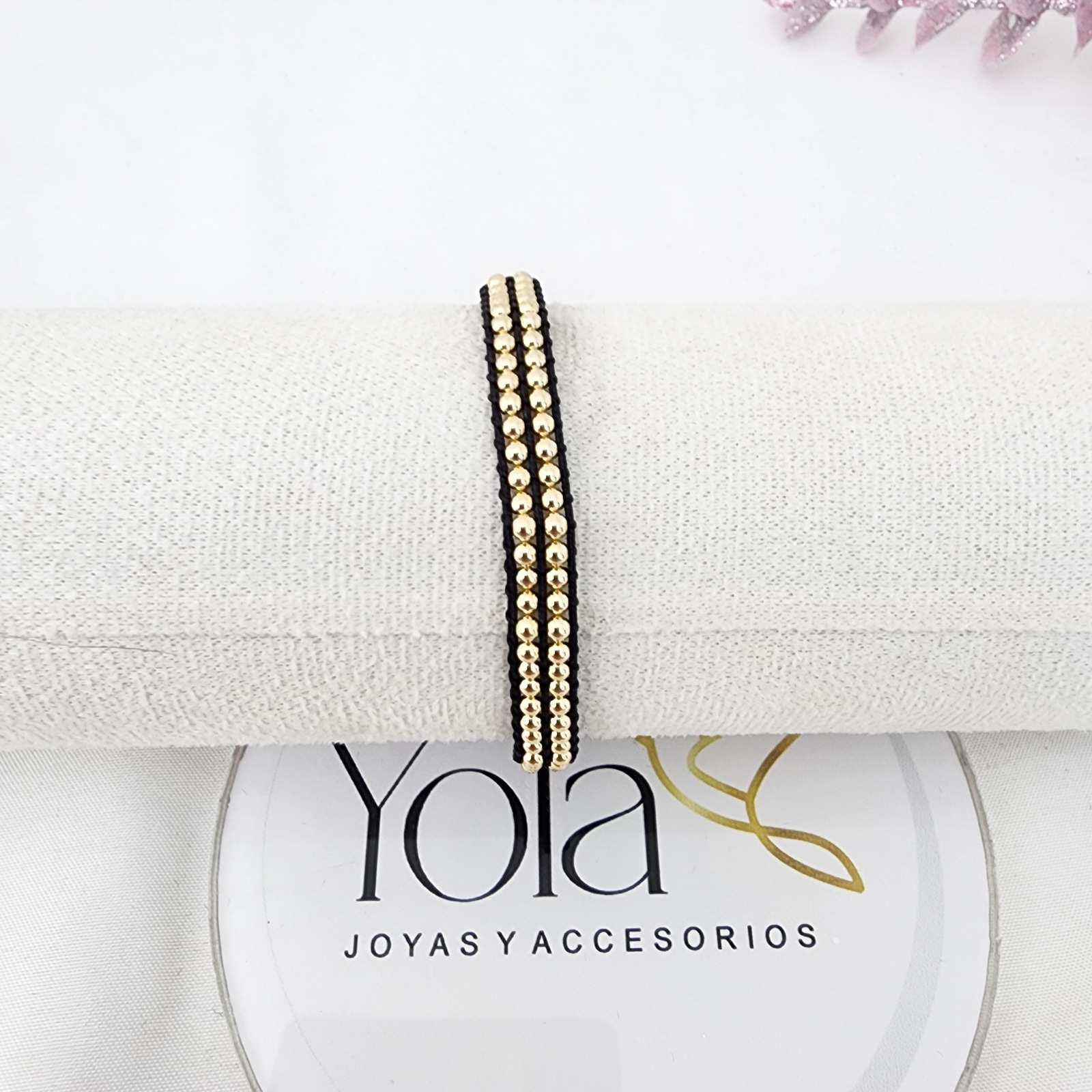 Pulsera Tejida Balines