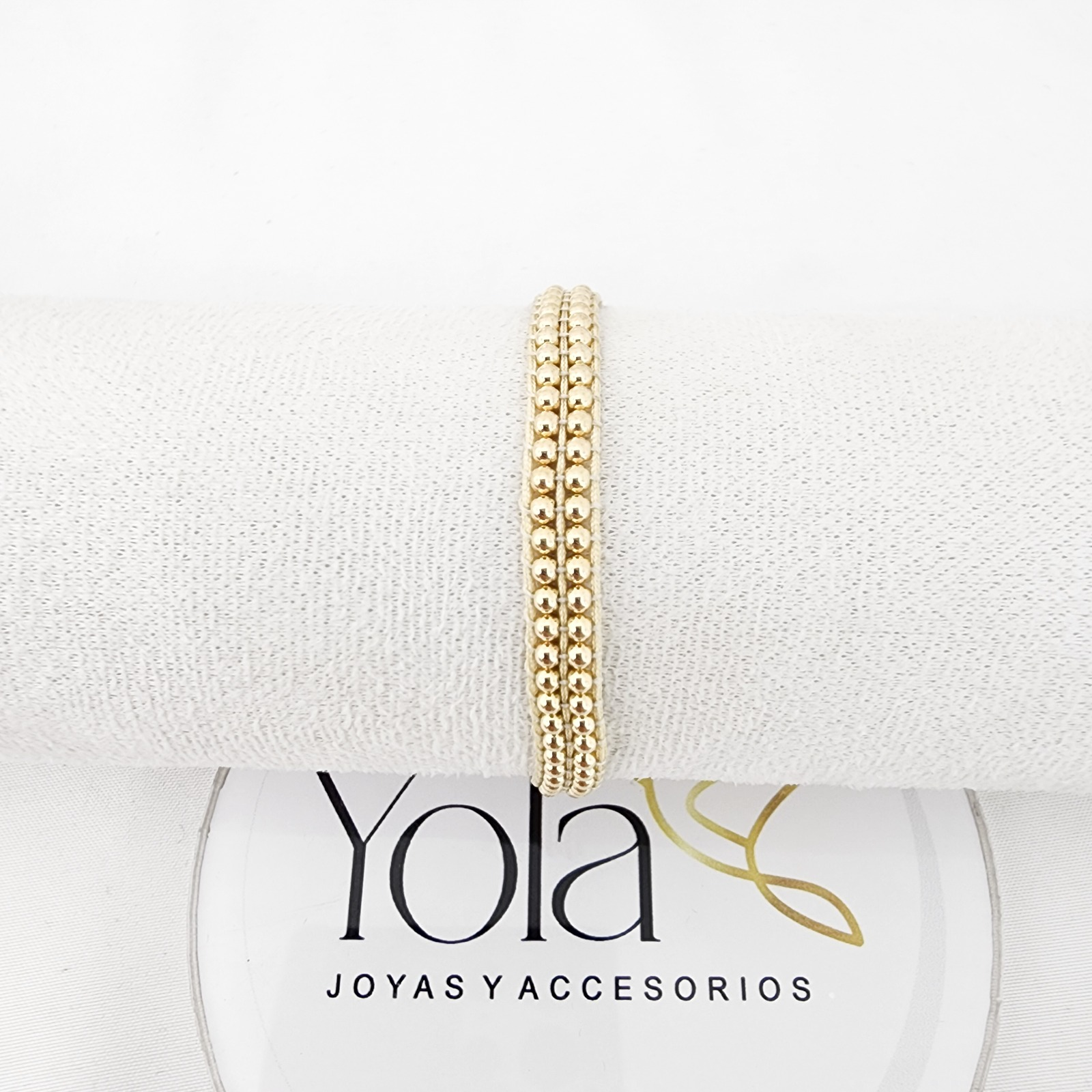 Pulsera Tejida Balines