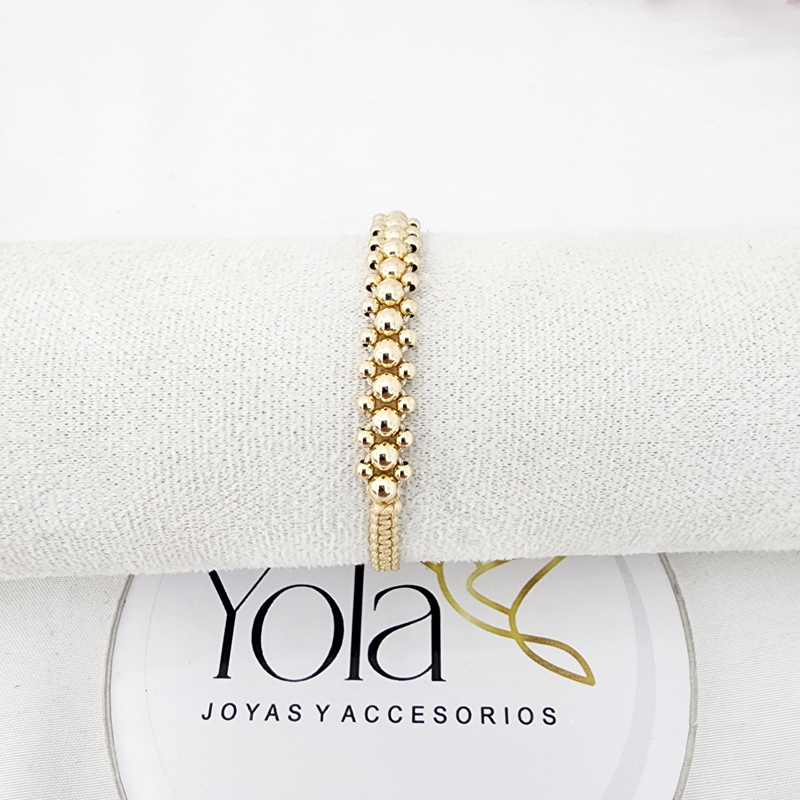 Pulsera Tejida Balines