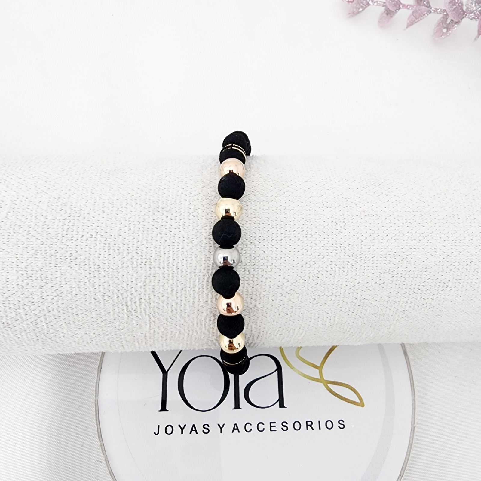 Pulsera Tejida Balines