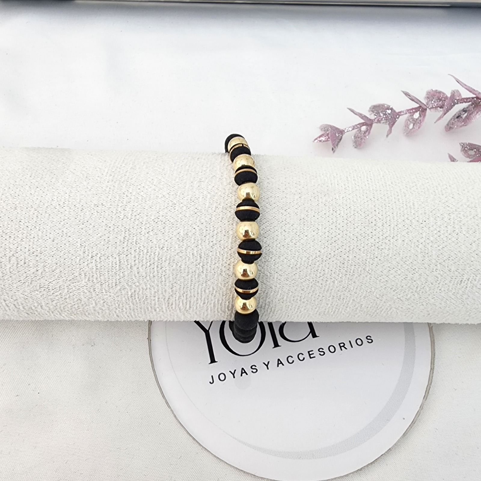 Pulsera Tejida Balines