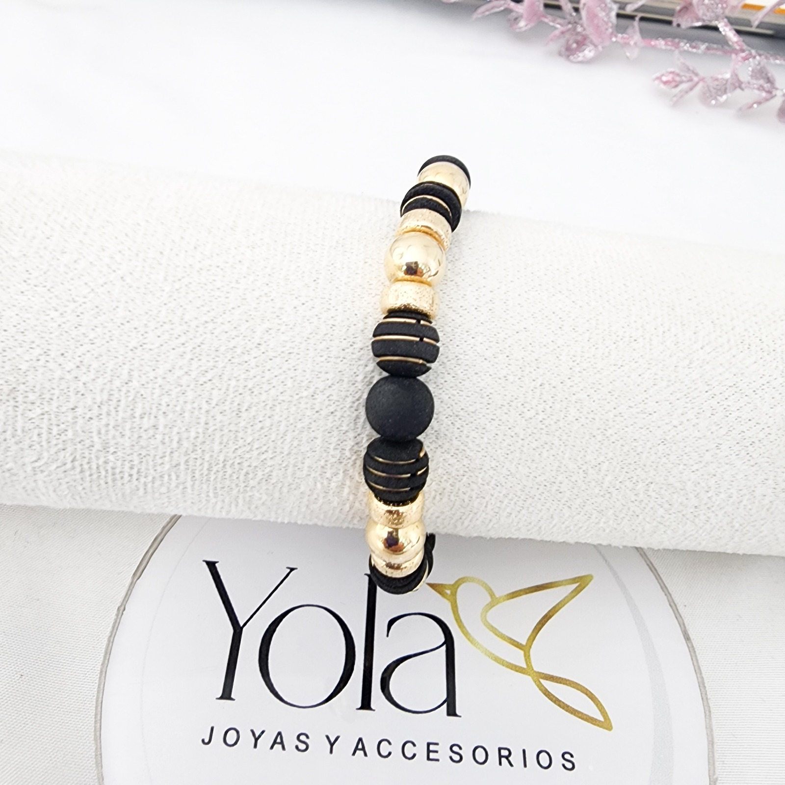 Pulsera Tejida Balines