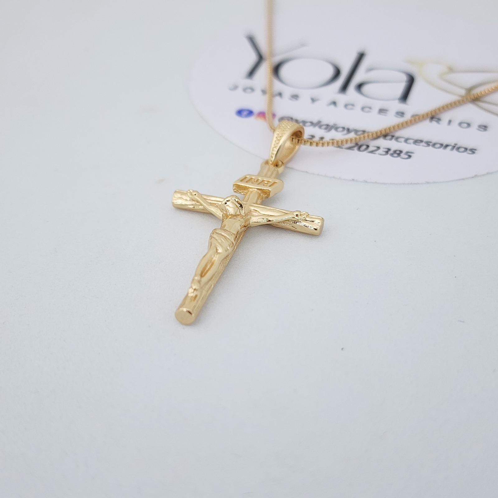 Collar Oro Laminado Jesucristo