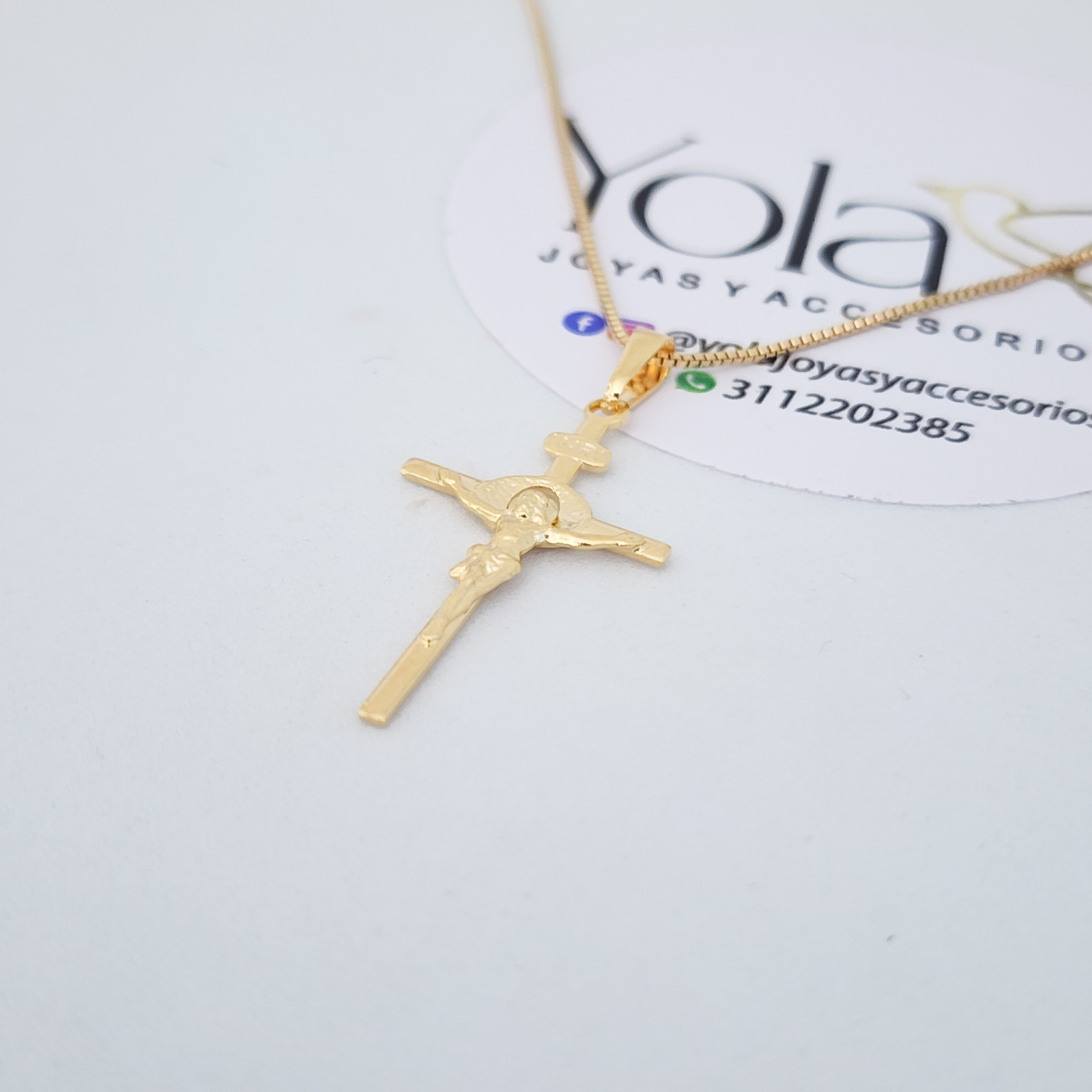 Collar Oro Laminado Jesucristo