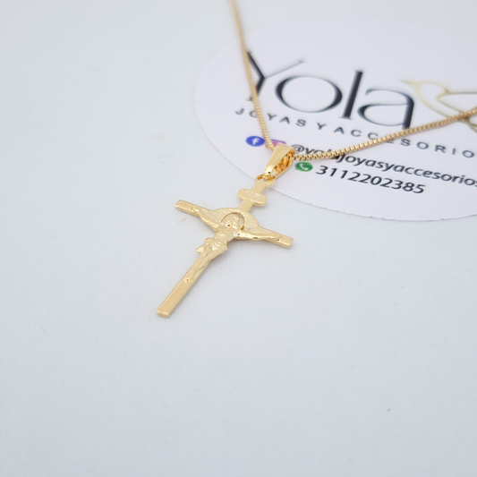 Collar Oro Laminado Jesucristo