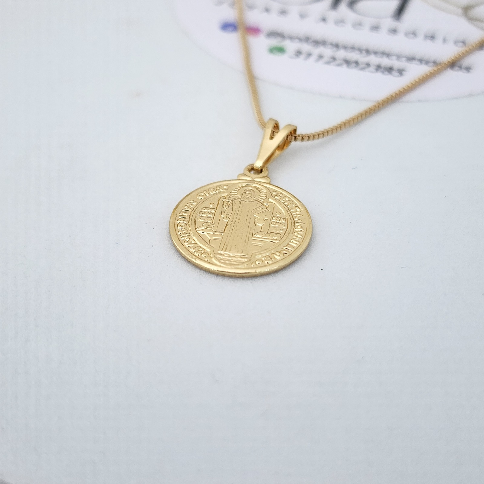 Collar Oro Laminado San Benito