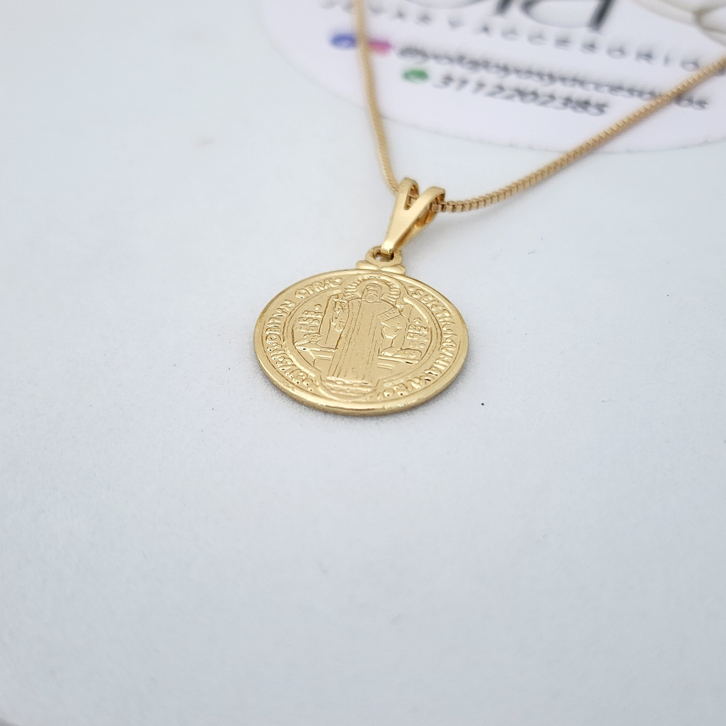 Collar Oro Laminado San Benito