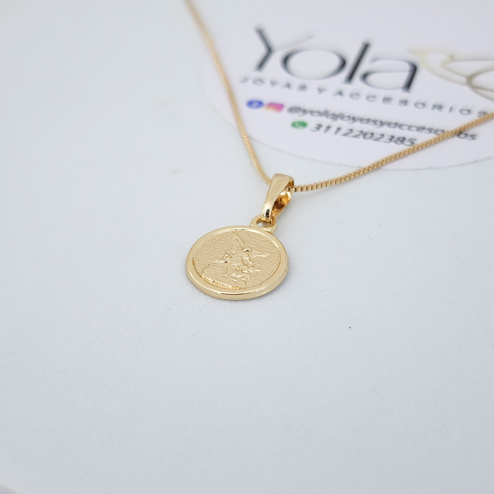 Collar Oro Laminado San Miguel