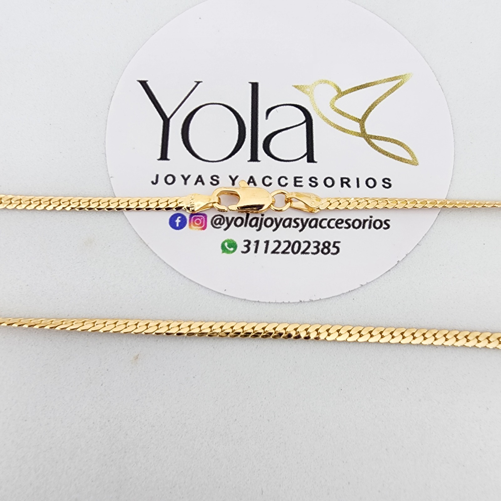 Cadena Oro Laminado