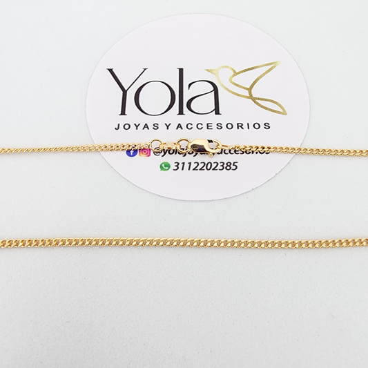 Cadena Oro Laminado Cubana