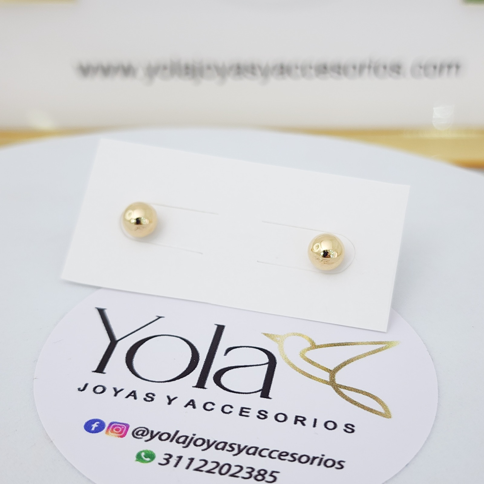 Topos Oro Laminado Bola