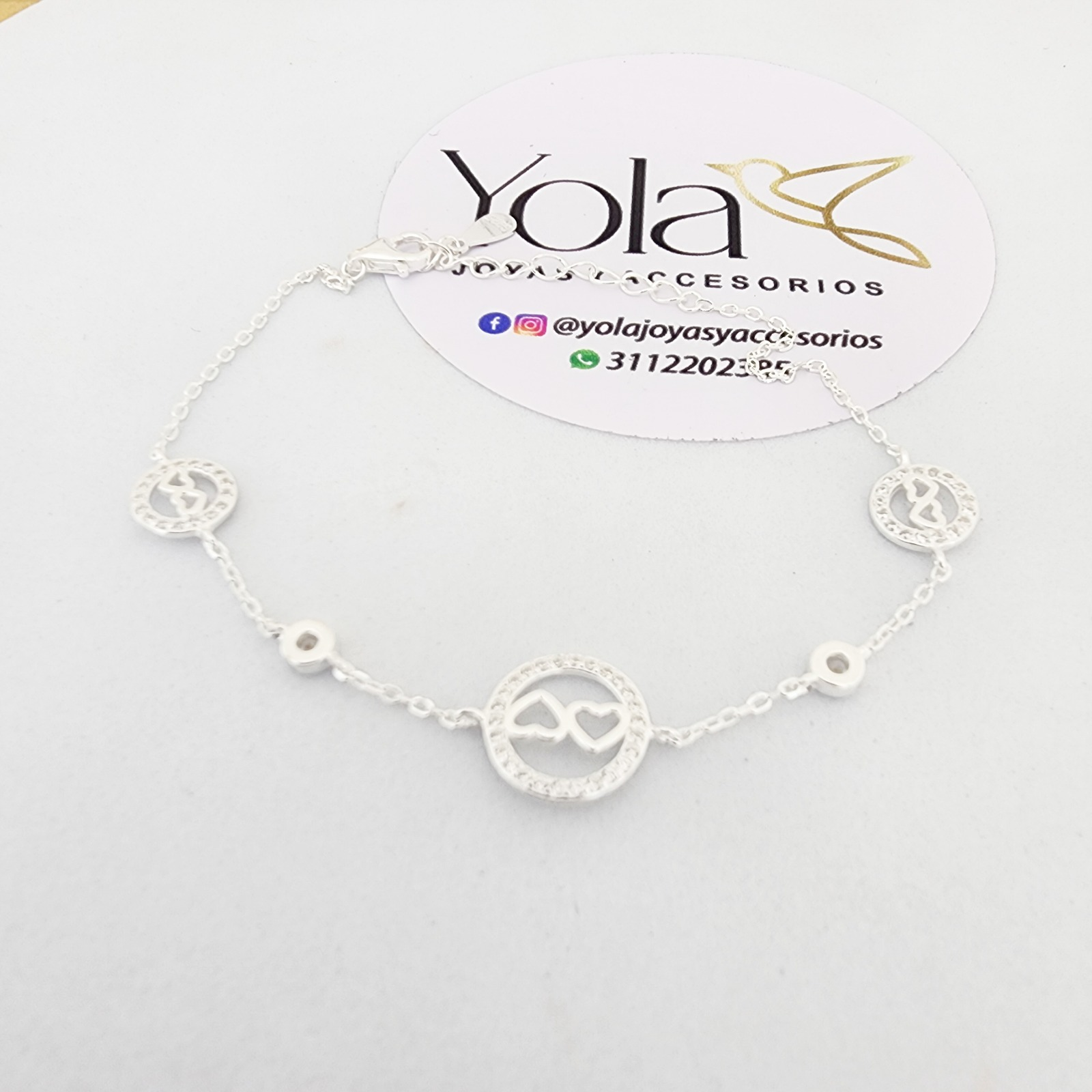 Pulsera Corazones