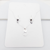 Juego Collar y Arete Corazones
